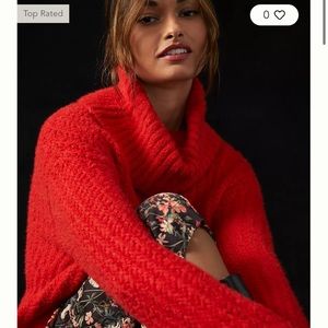 Anthropologie Maeve Cowl Neck Sweater